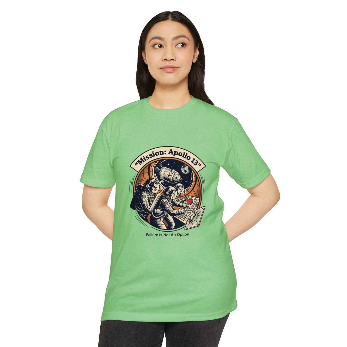 Apollo 13 Retro Space T-Shirt — "Mission: Apollo 13" Astronaut Patch Tee