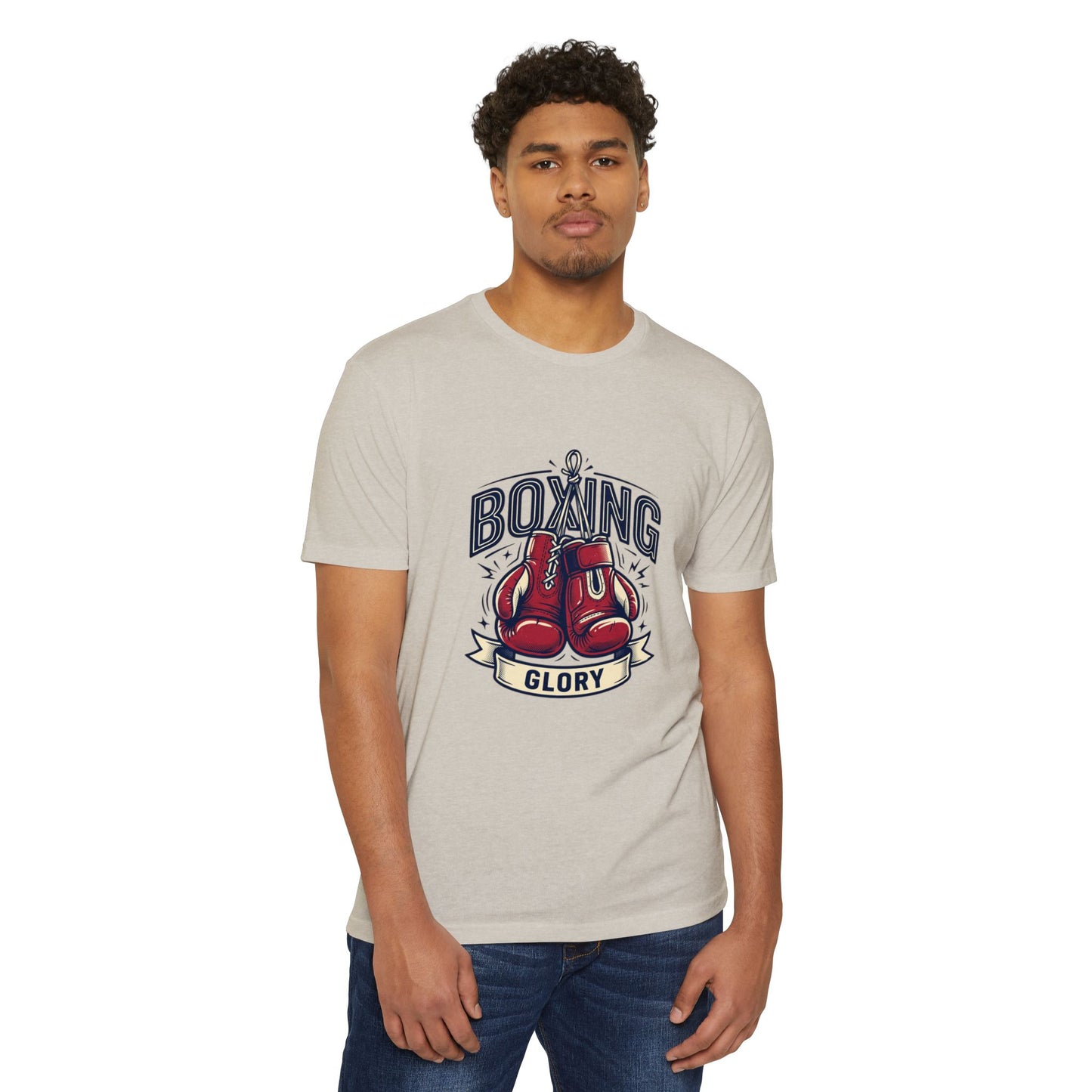 Boxing Glory T-Shirt – Vintage Red Gloves Graphic Tee
