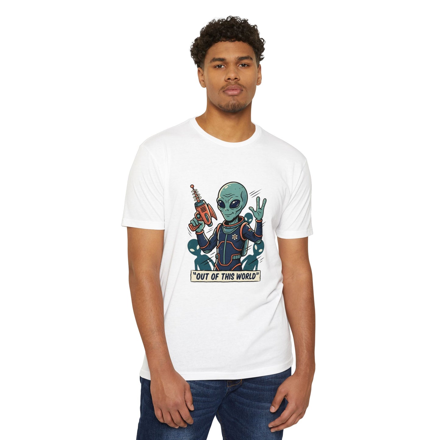 Alien Ray Gun T-Shirt — "Out of This World" Graphic Tee