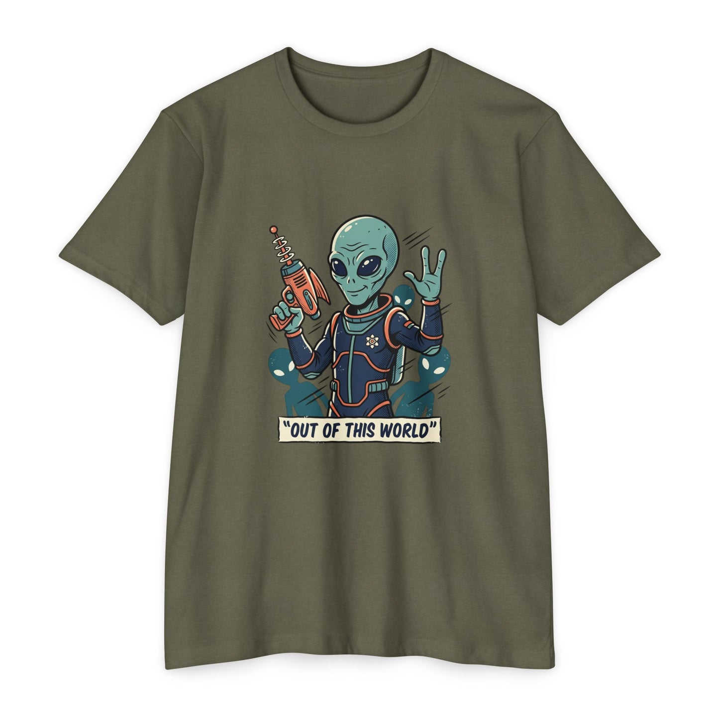 Alien Ray Gun T-Shirt — "Out of This World" Graphic Tee