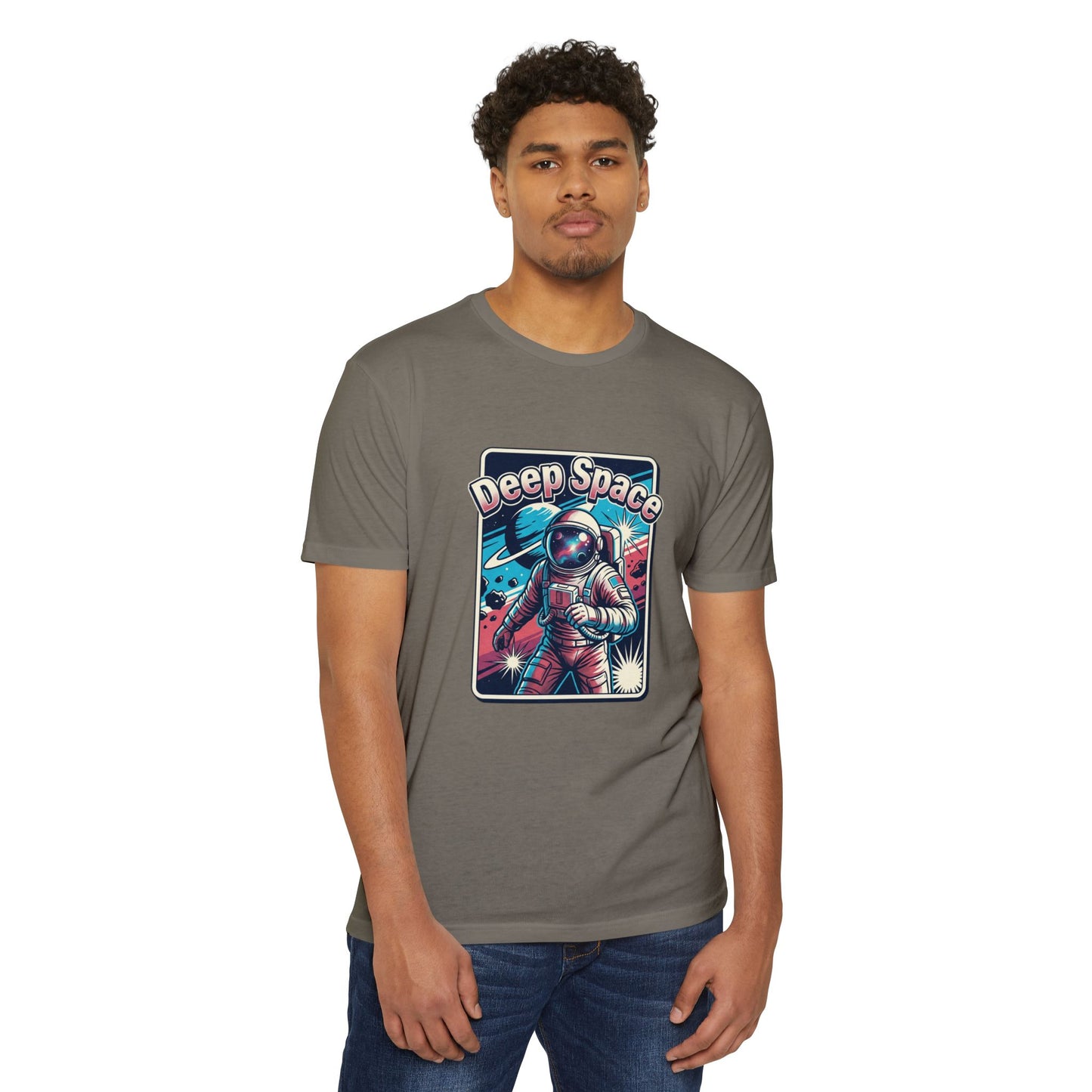 Deep Space Astronaut T-Shirt — Retro Space Exploration Tee