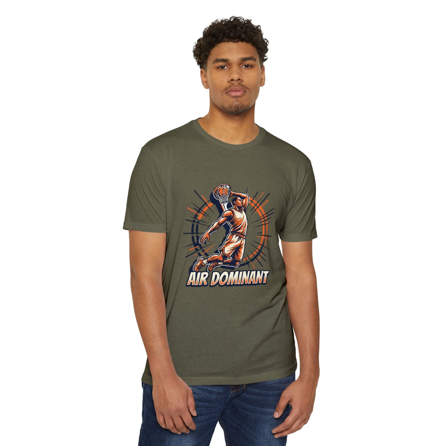 Air Dominant Basketball T-Shirt — Slam Dunk Player Graphic Tee