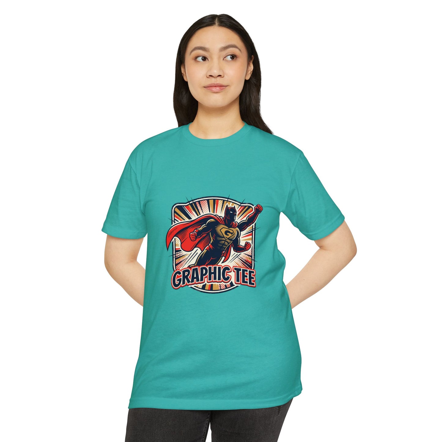 Retro Superhero Graphic Tee — Vintage Comic T-Shirt