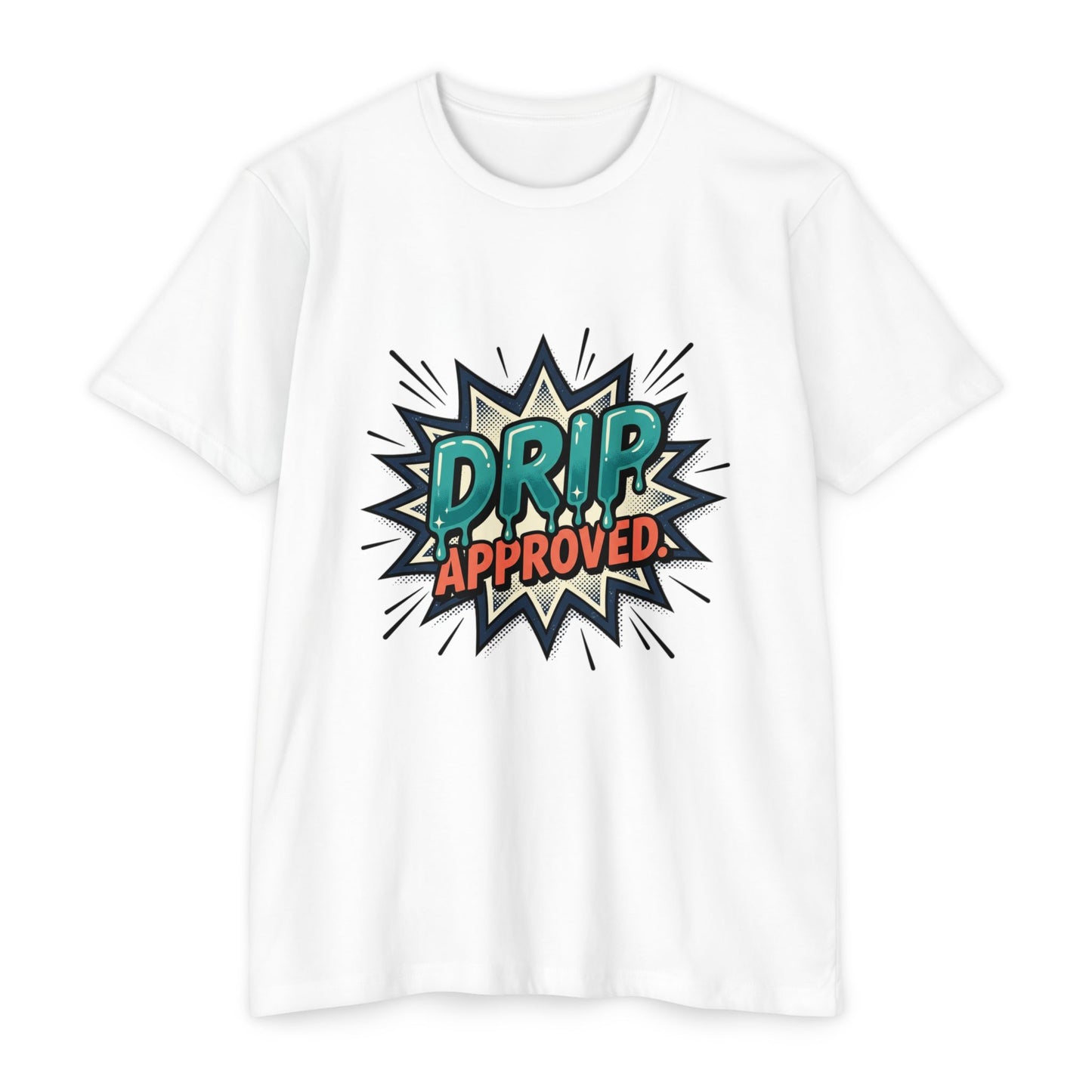 Drip Approved Retro Comic Pop Art T-Shirt