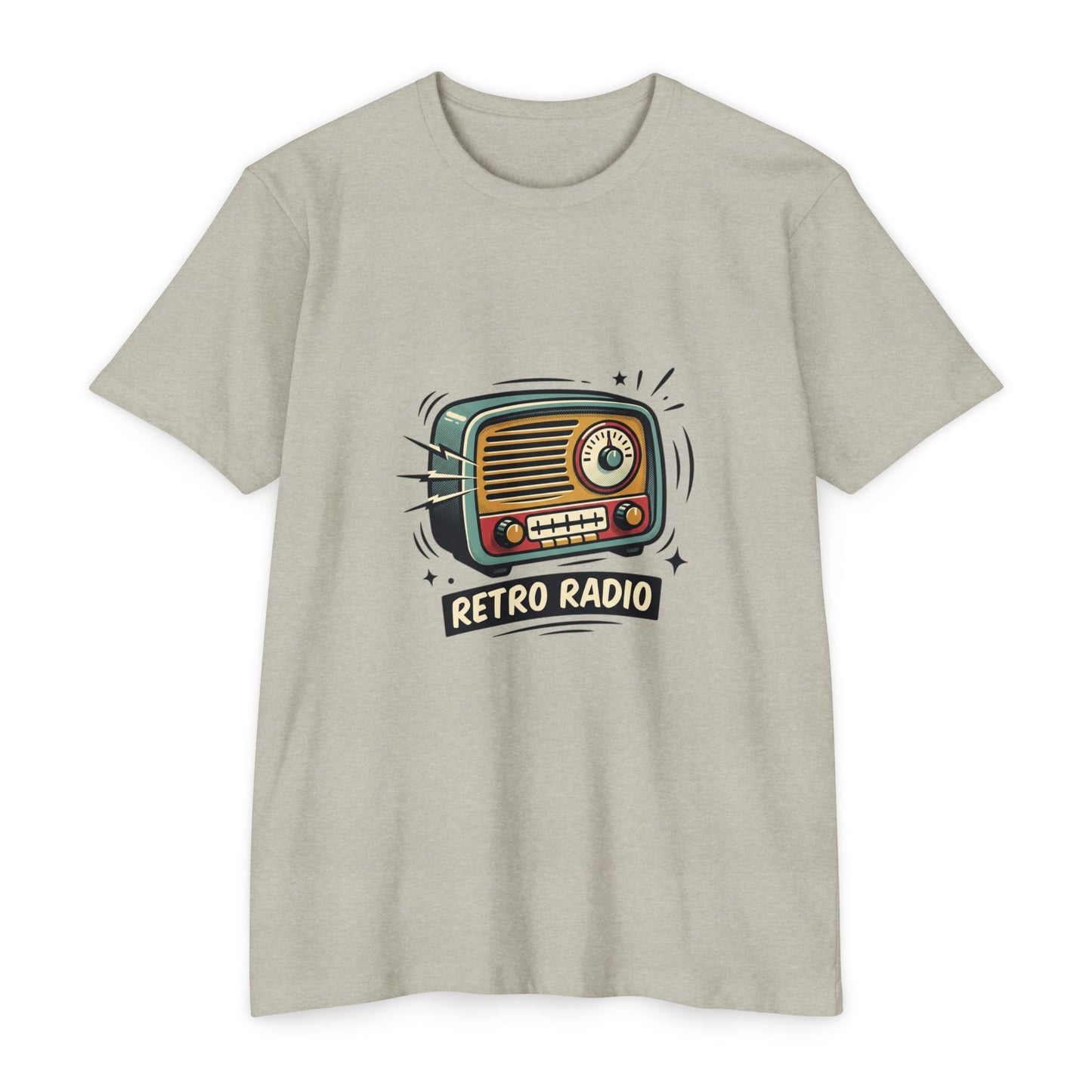 Retro Radio T-Shirt — Vintage Music Graphic Tee