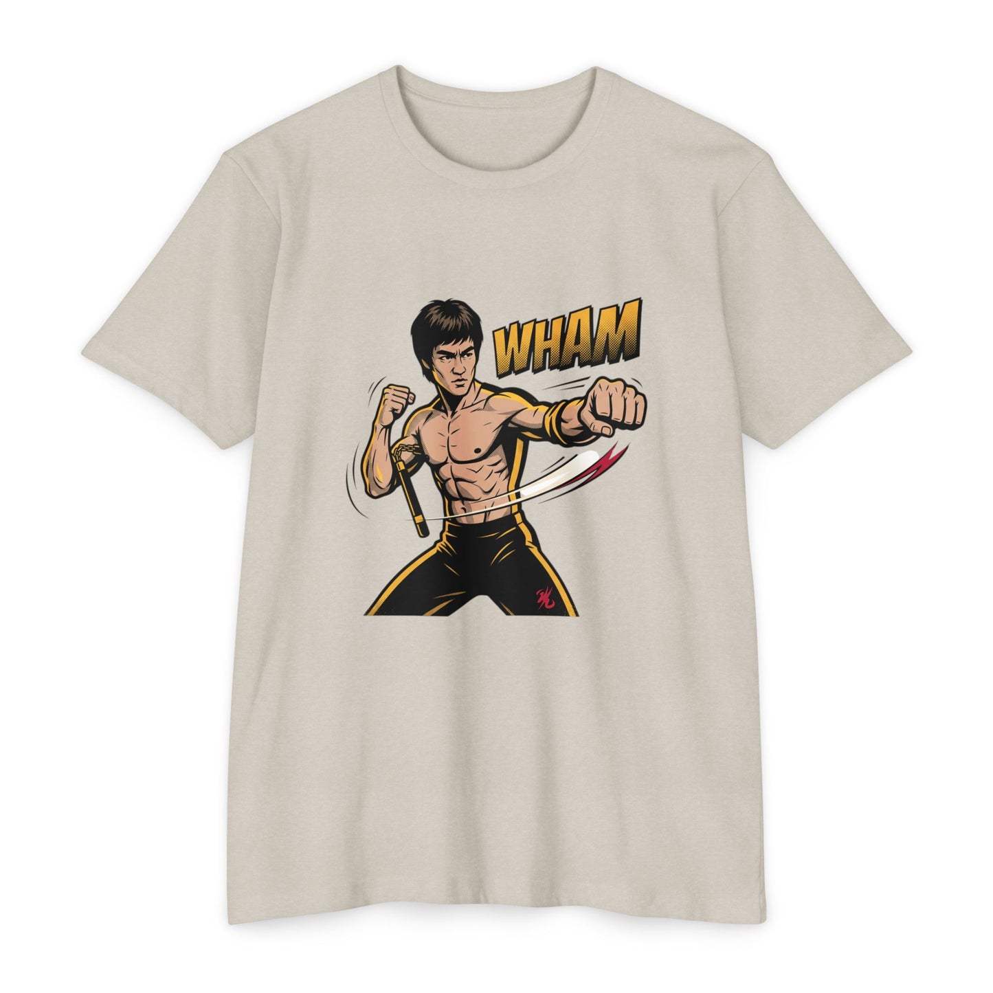 Camiseta gráfica de artes marciales — Camiseta de luchador estilo Bruce 'WHAM'
