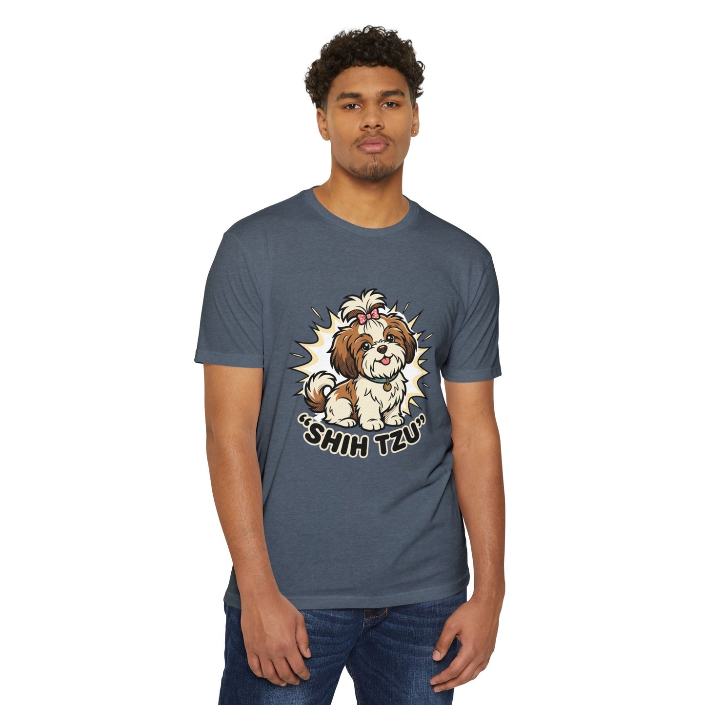 Shih Tzu Cute Cartoon T-Shirt — Adorable Dog Lover Tee