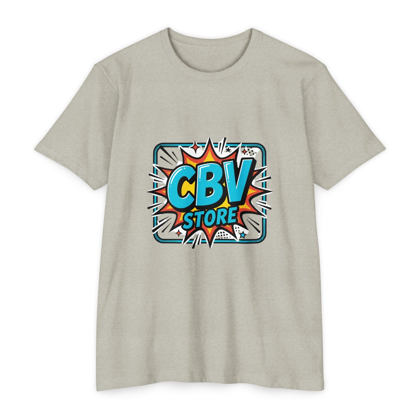 CBV Store Comic Logo T-Shirt — Retro Comic Graphic Tee
