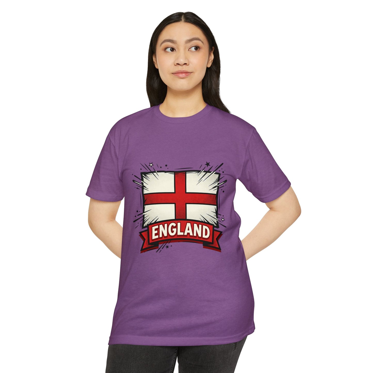 England St. George Cross T-Shirt — Flag Graphic Tee for Fans & Supporters