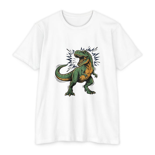 T-Shirt — Retro Roaring T-Rex Illustration Tee