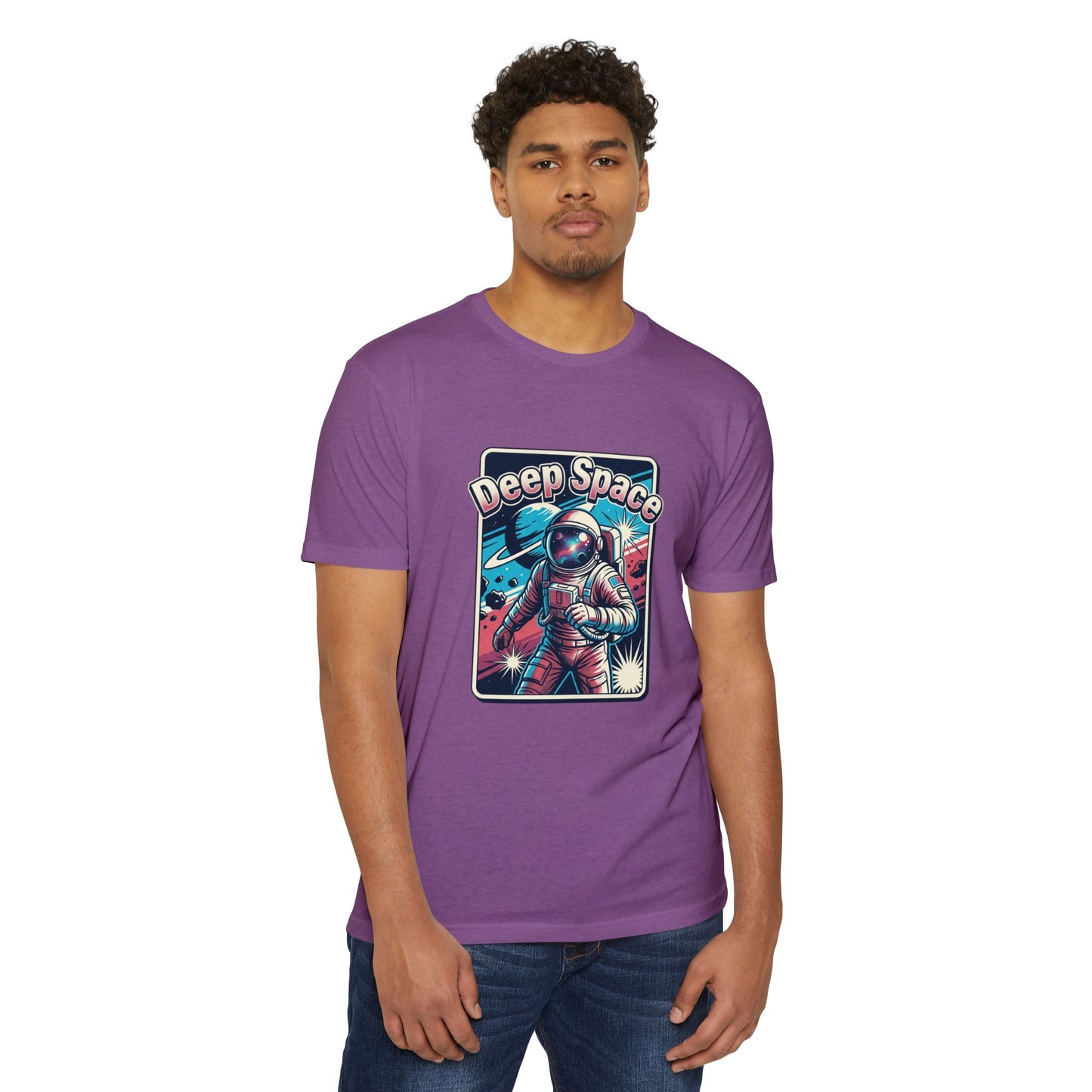 Deep Space Astronaut T-Shirt — Retro Space Exploration Tee