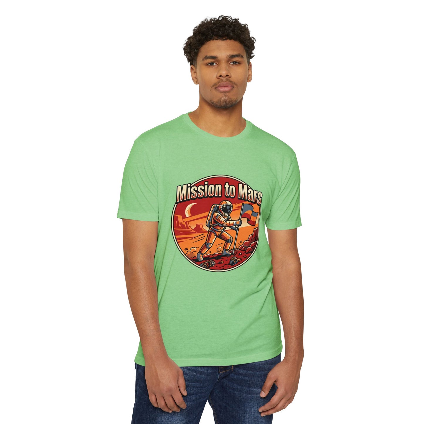 Mission to Mars Retro Astronaut T-Shirt
