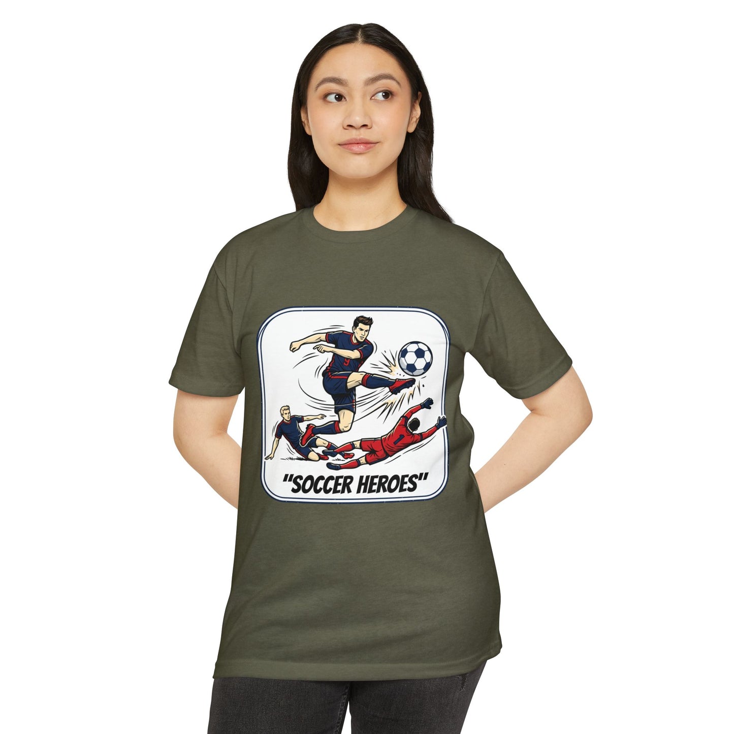 Soccer Heroes T-Shirt — Vintage Comic Soccer Graphic Tee
