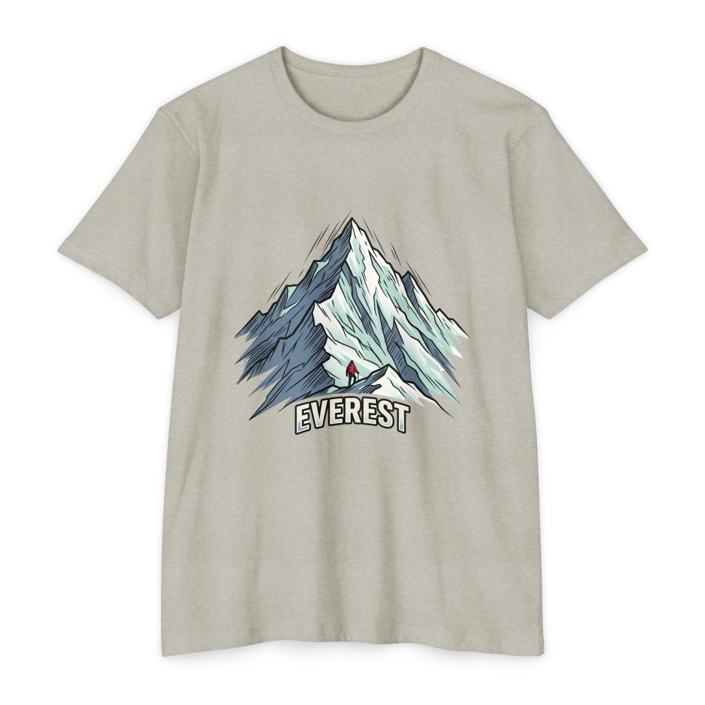 Everest Mountain Graphic T-Shirt — Adventure Climber Tee