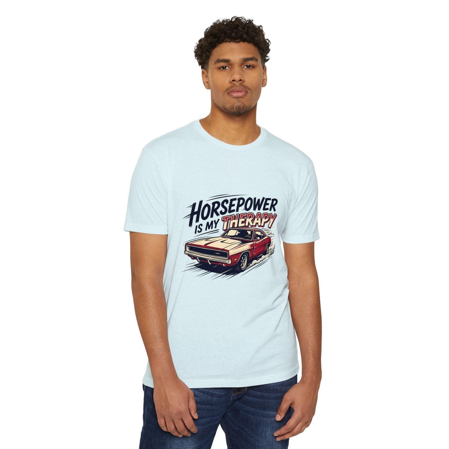 Horsepower Is My Therapy T-Shirt — Racing & Car Enthusiast Tee