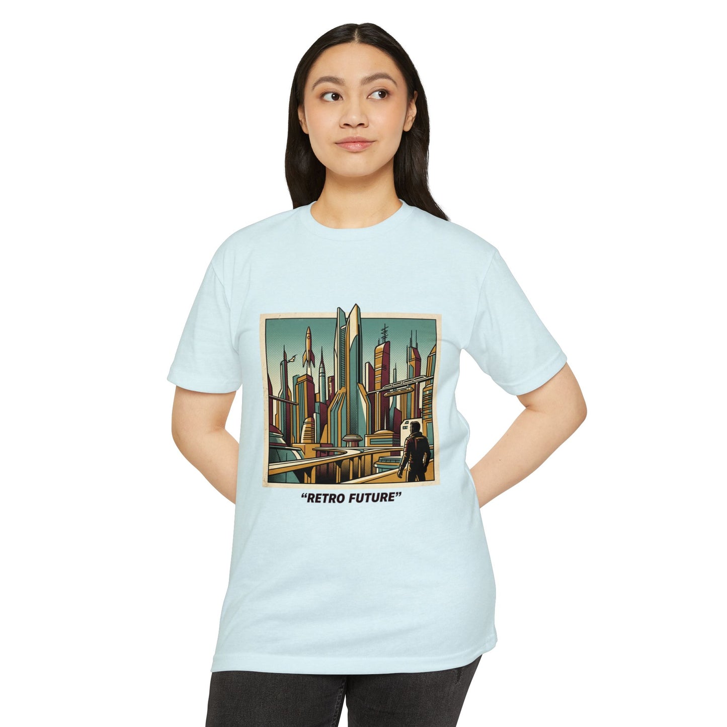 Retro Future Vintage Sci‑Fi City T‑Shirt