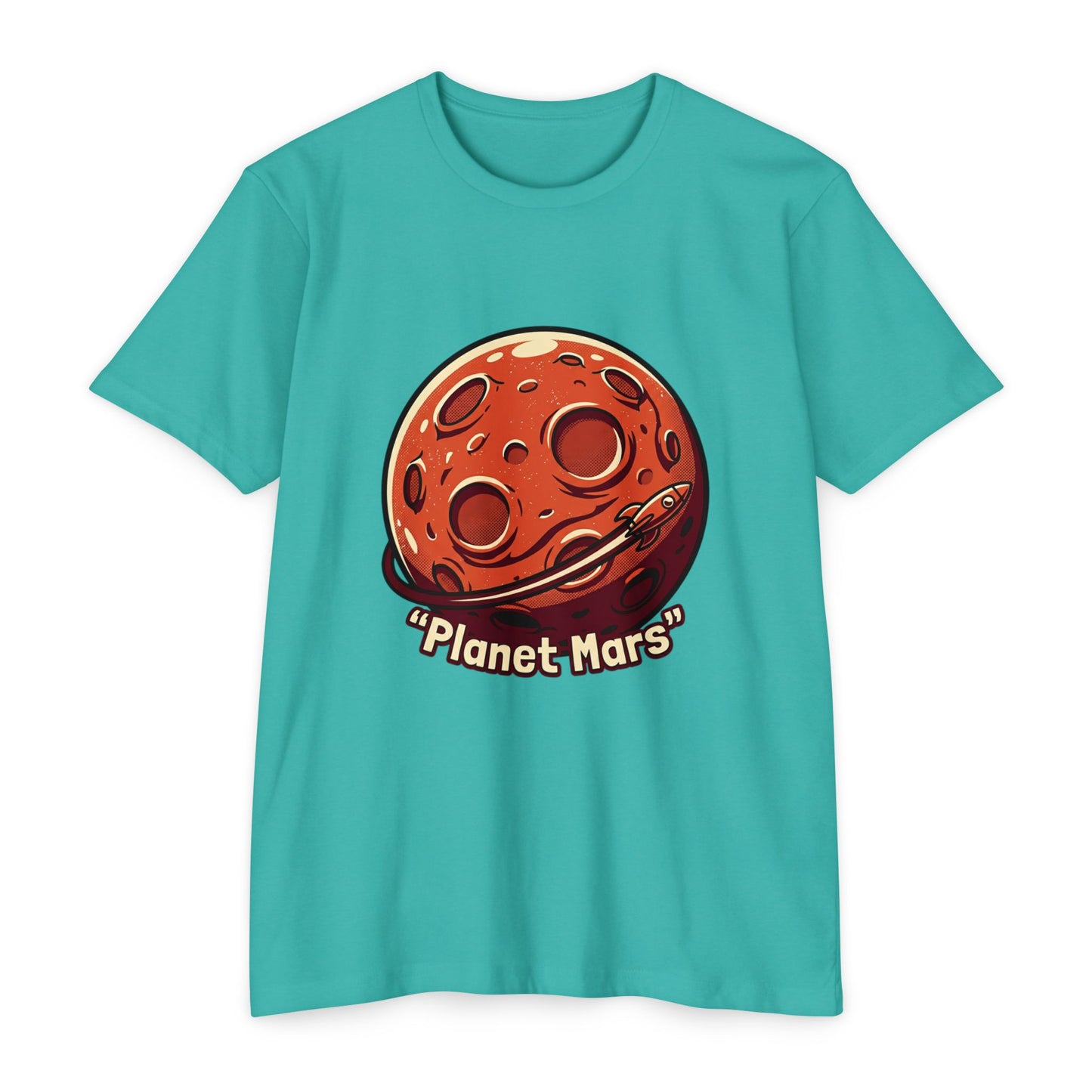 Retro Mars Graphic T-Shirt — Red Planet Tee