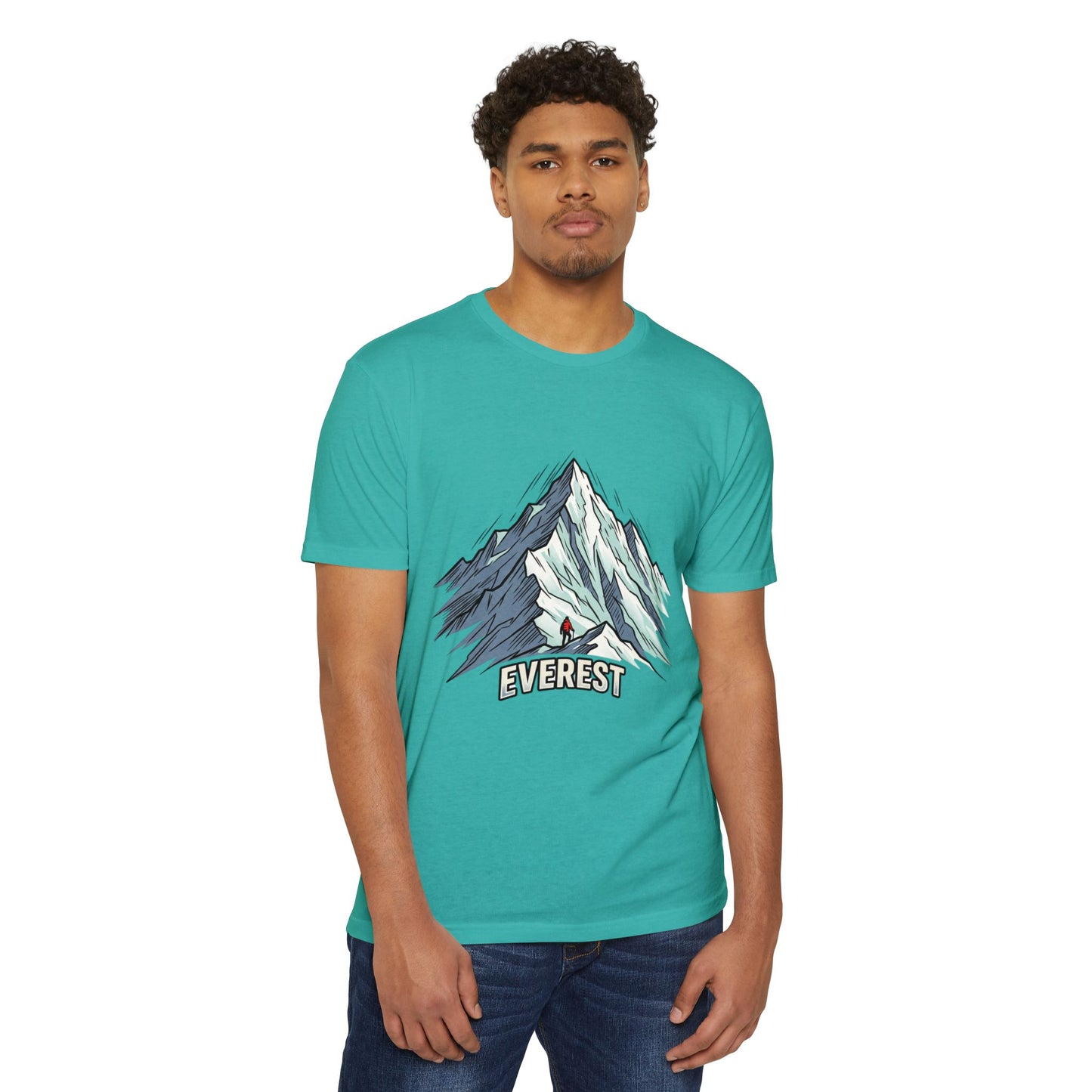 Everest Mountain Graphic T-Shirt — Adventure Climber Tee