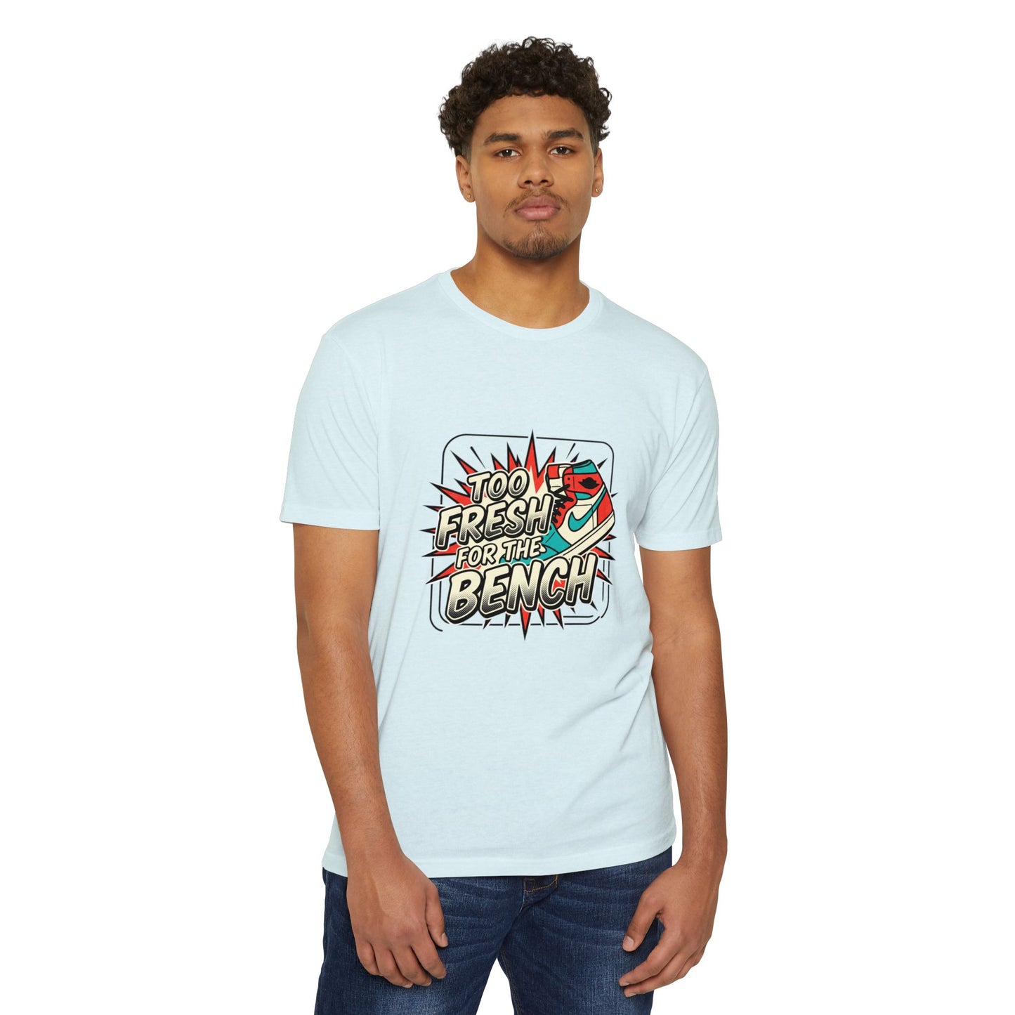 Too Fresh For The Bench Retro Sneaker T-Shirt