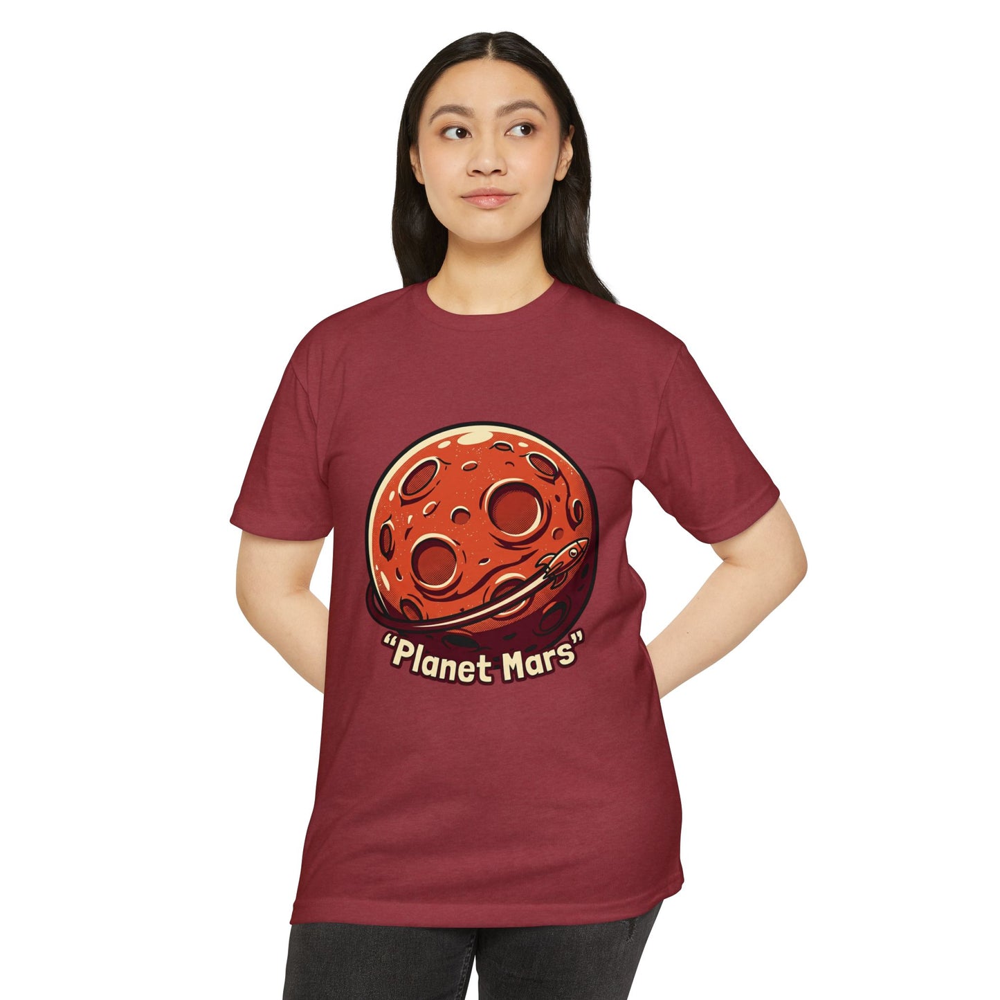 Retro Mars Graphic T-Shirt — Red Planet Tee