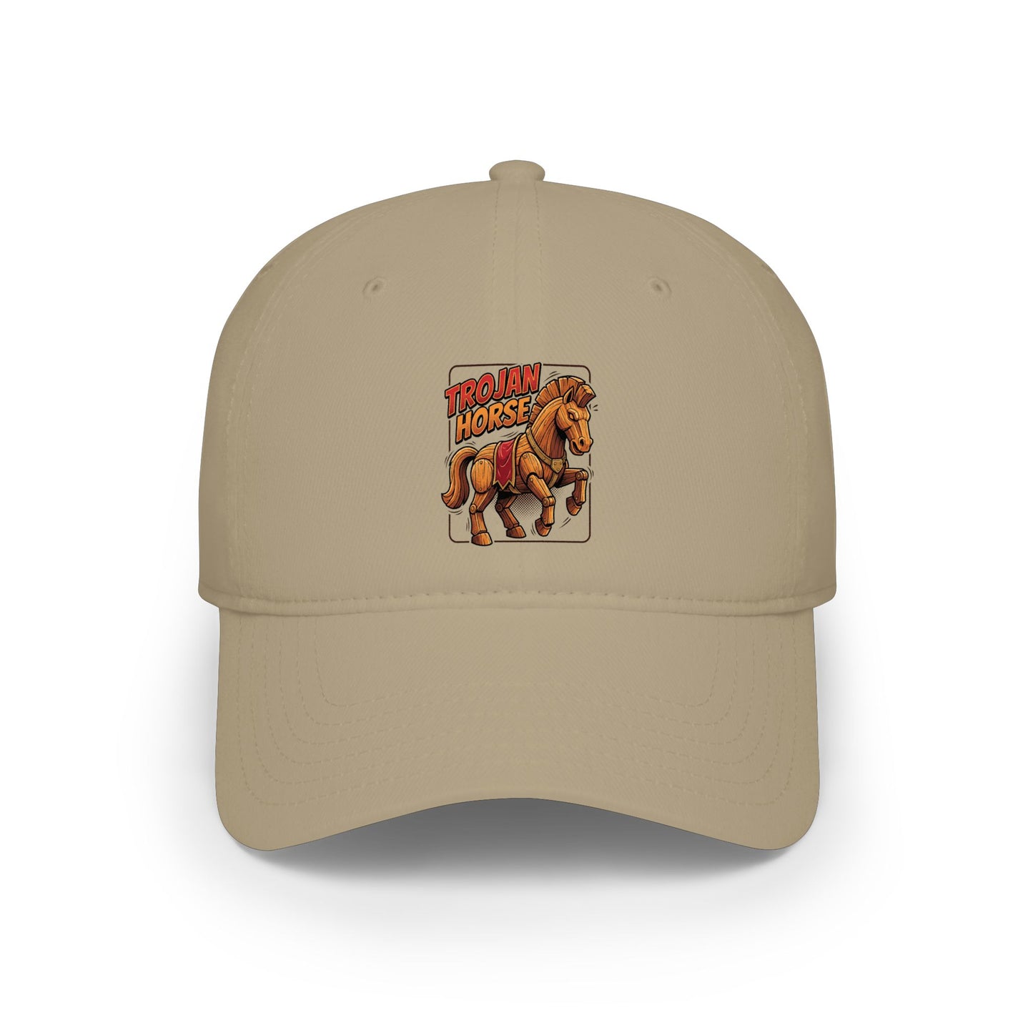 Horse Rider Vintage Patch Baseball Cap — Low Profile Equestrian Hat