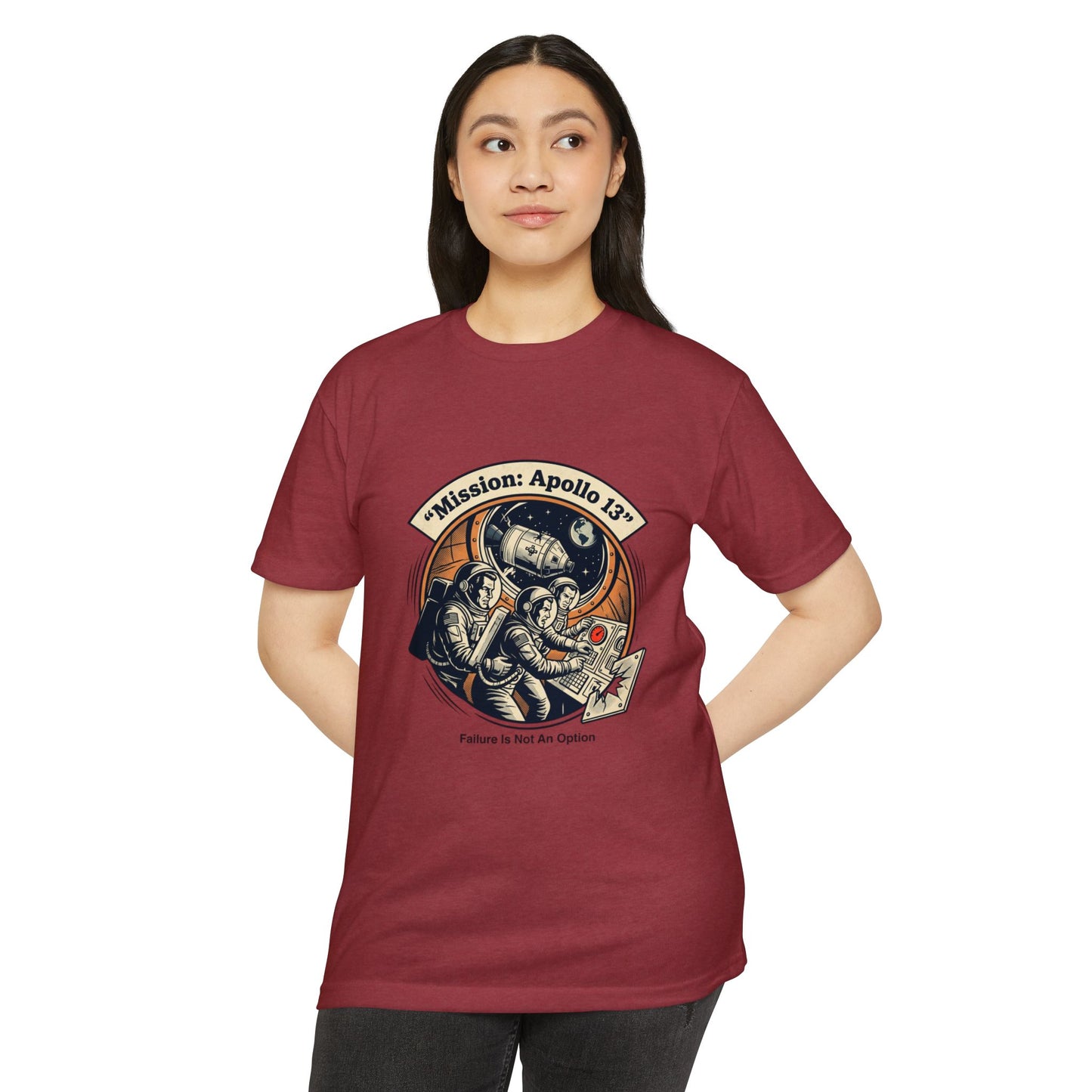 Apollo 13 Retro Space T-Shirt — "Mission: Apollo 13" Astronaut Patch Tee