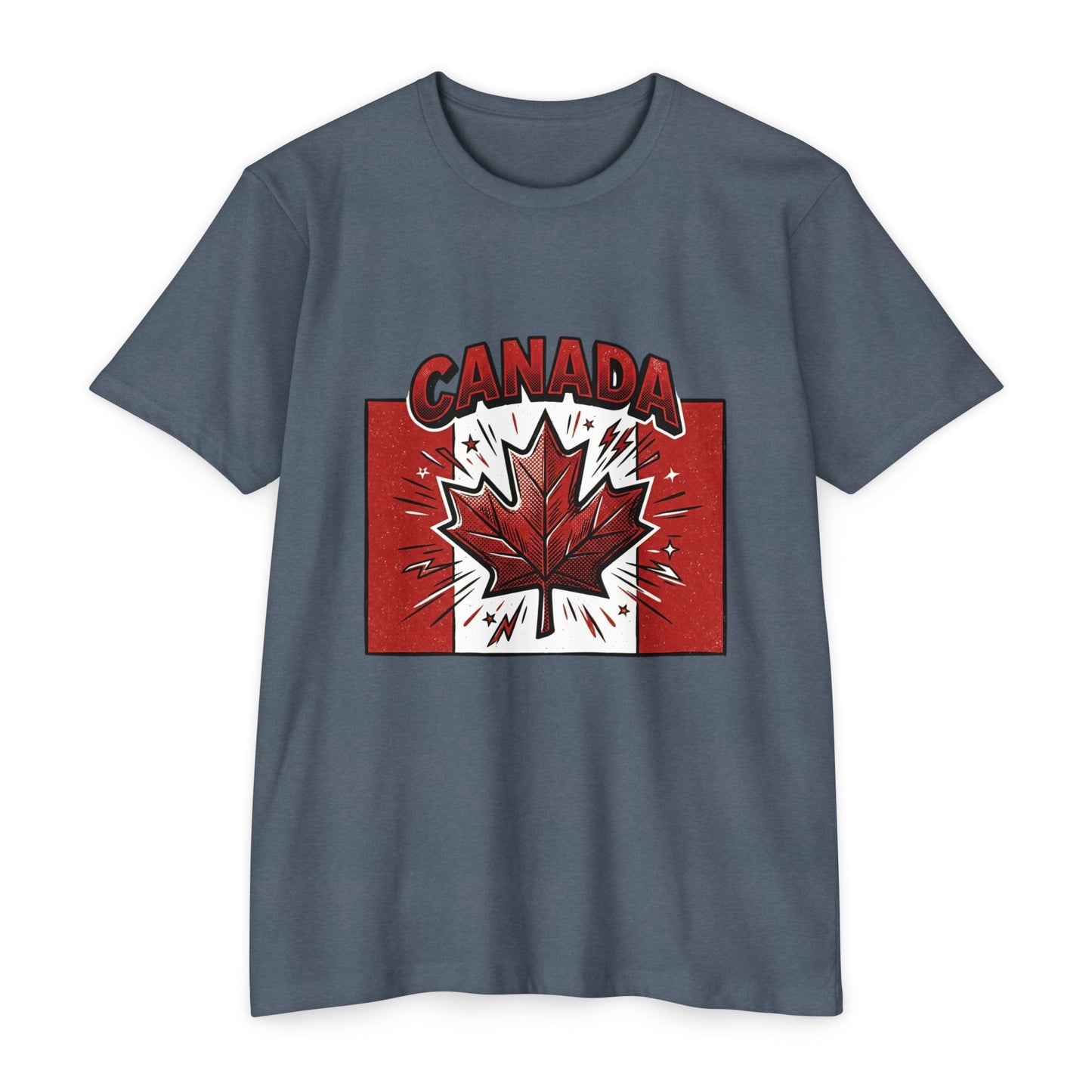 Retro Canada Maple Leaf Graphic T-Shirt — Canadian Pride Tee