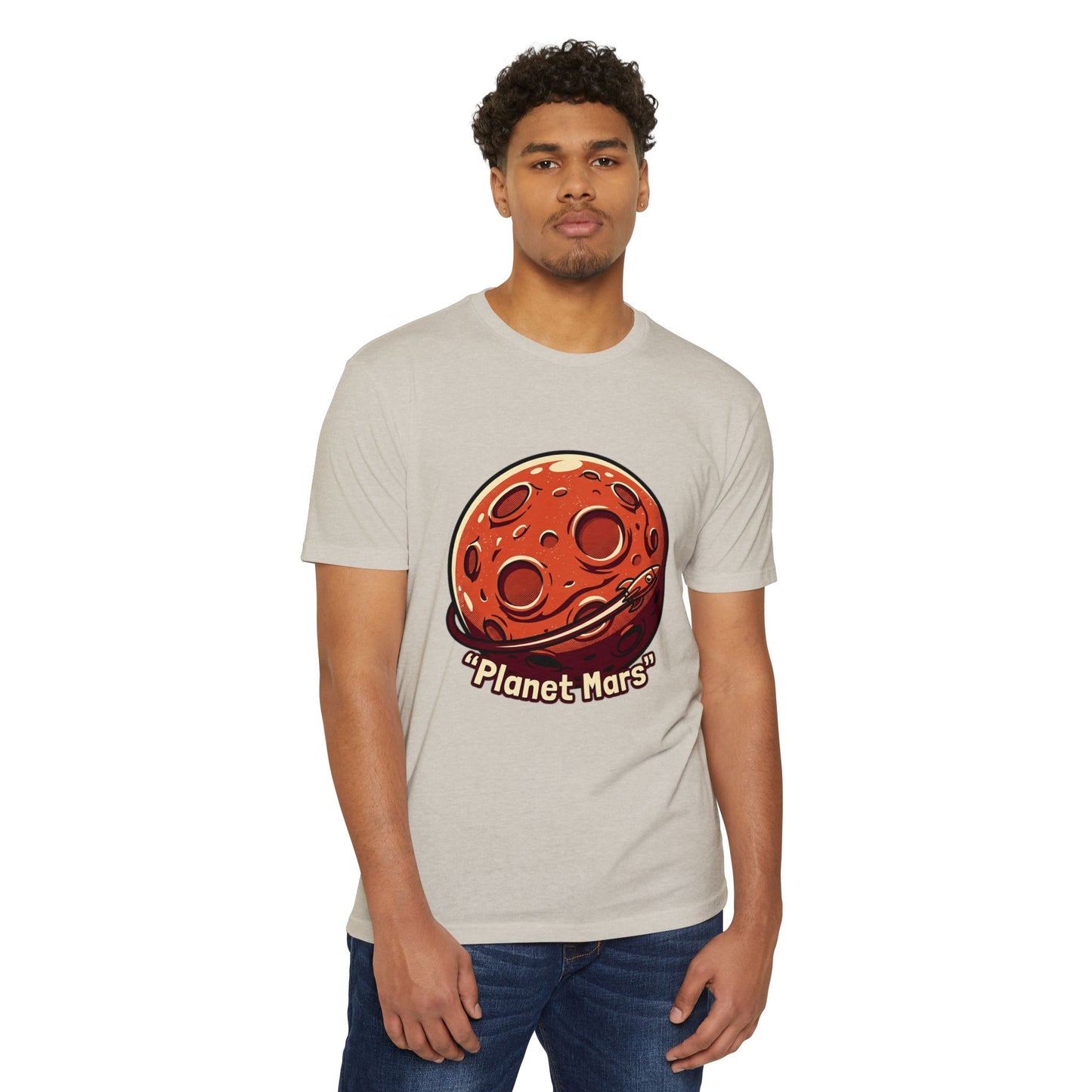 Retro Mars Graphic T-Shirt — Red Planet Tee