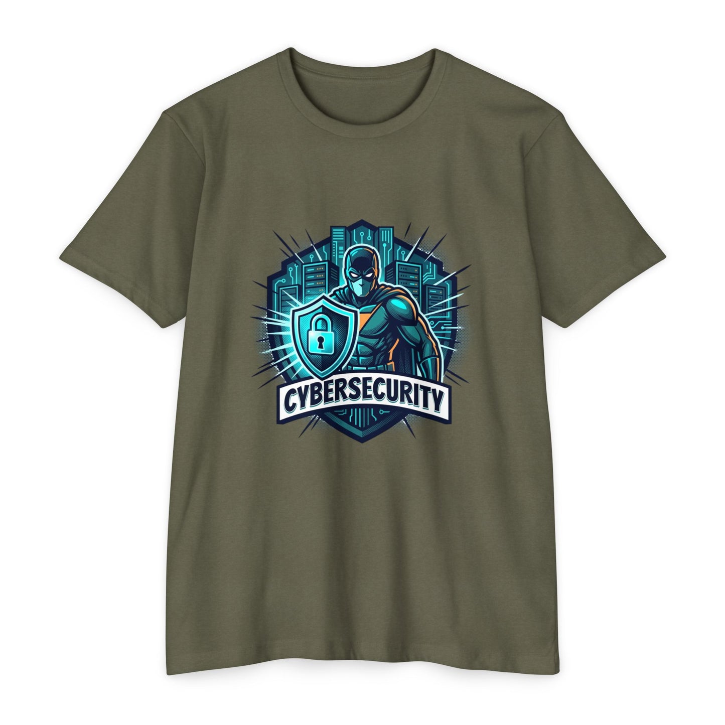 Cybersecurity Shield Tee — Cyber Defender Tech T-Shirt