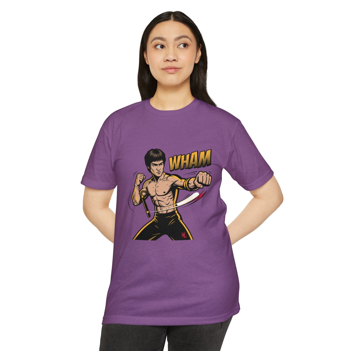 Camiseta gráfica de artes marciales — Camiseta de luchador estilo Bruce 'WHAM'