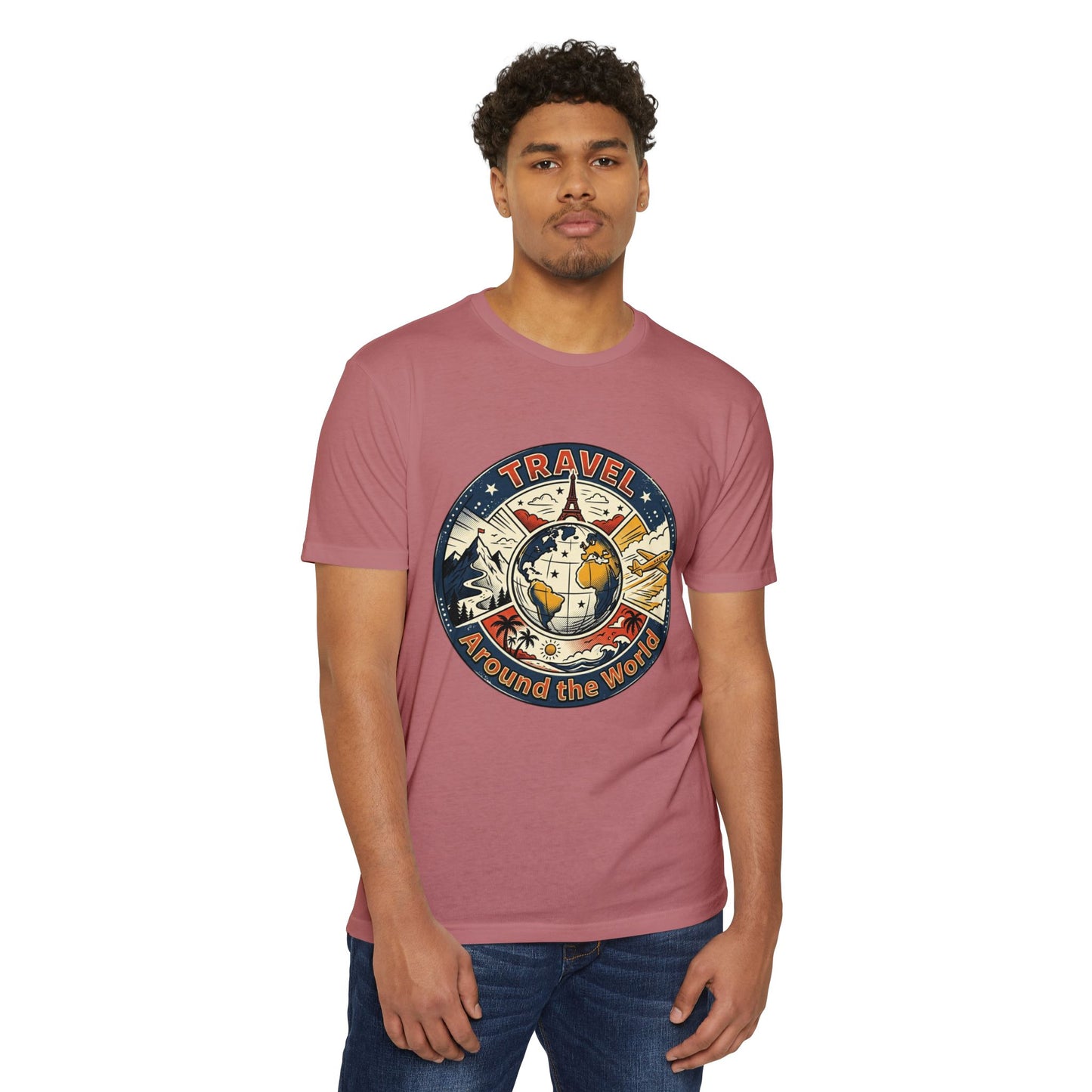 Vintage Globe Adventure T-Shirt — Travel Around the World Tee