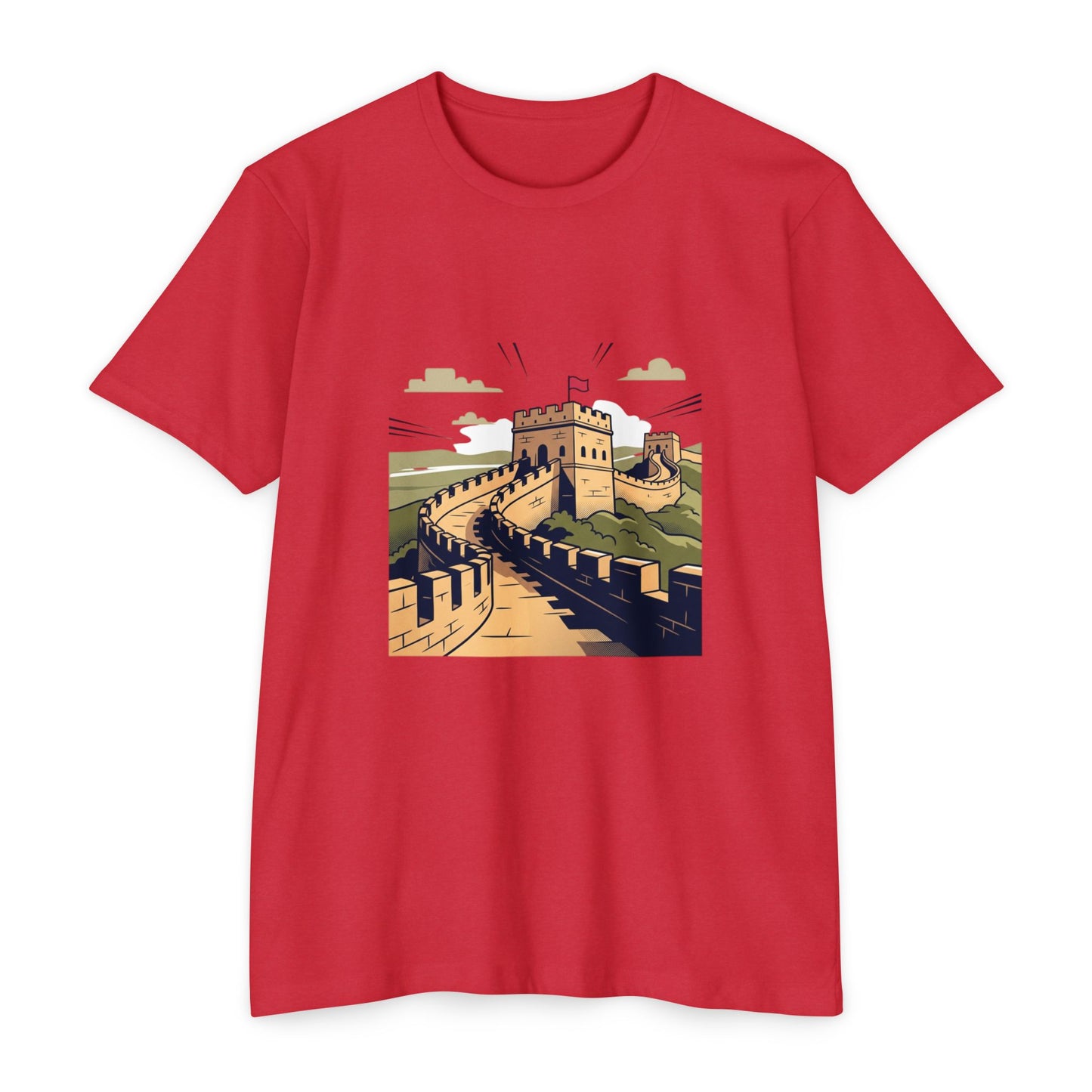 Great Wall Scenic Vintage Travel T-Shirt