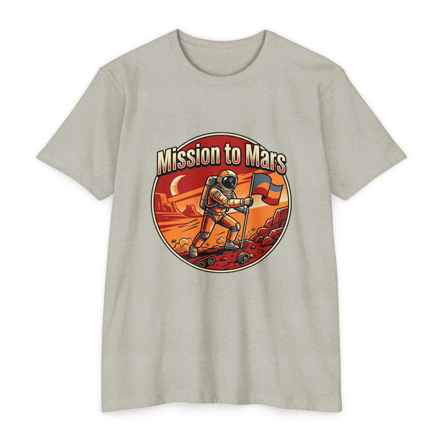 Mission to Mars Retro Astronaut T-Shirt