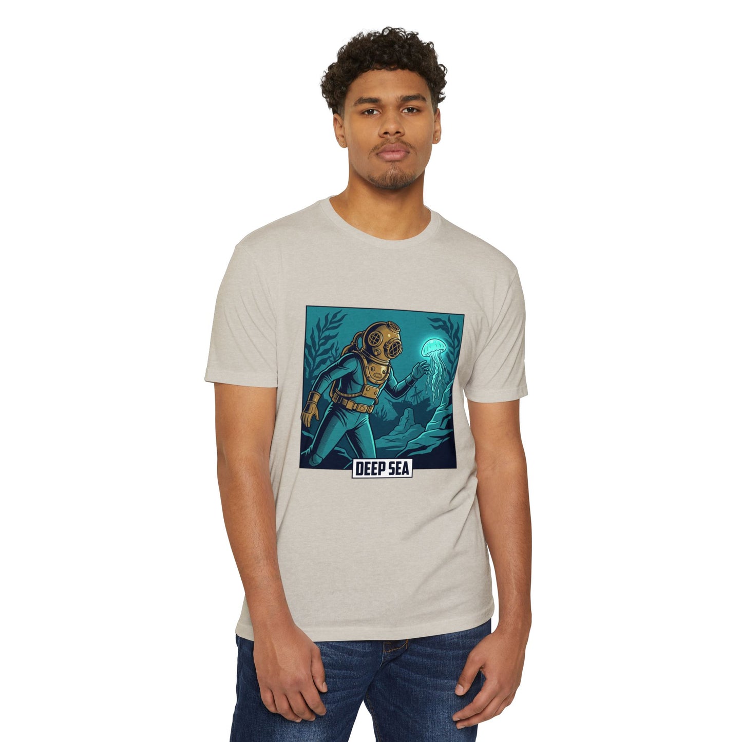 Deep Sea Diver Vintage Helmet Scuba T-Shirt