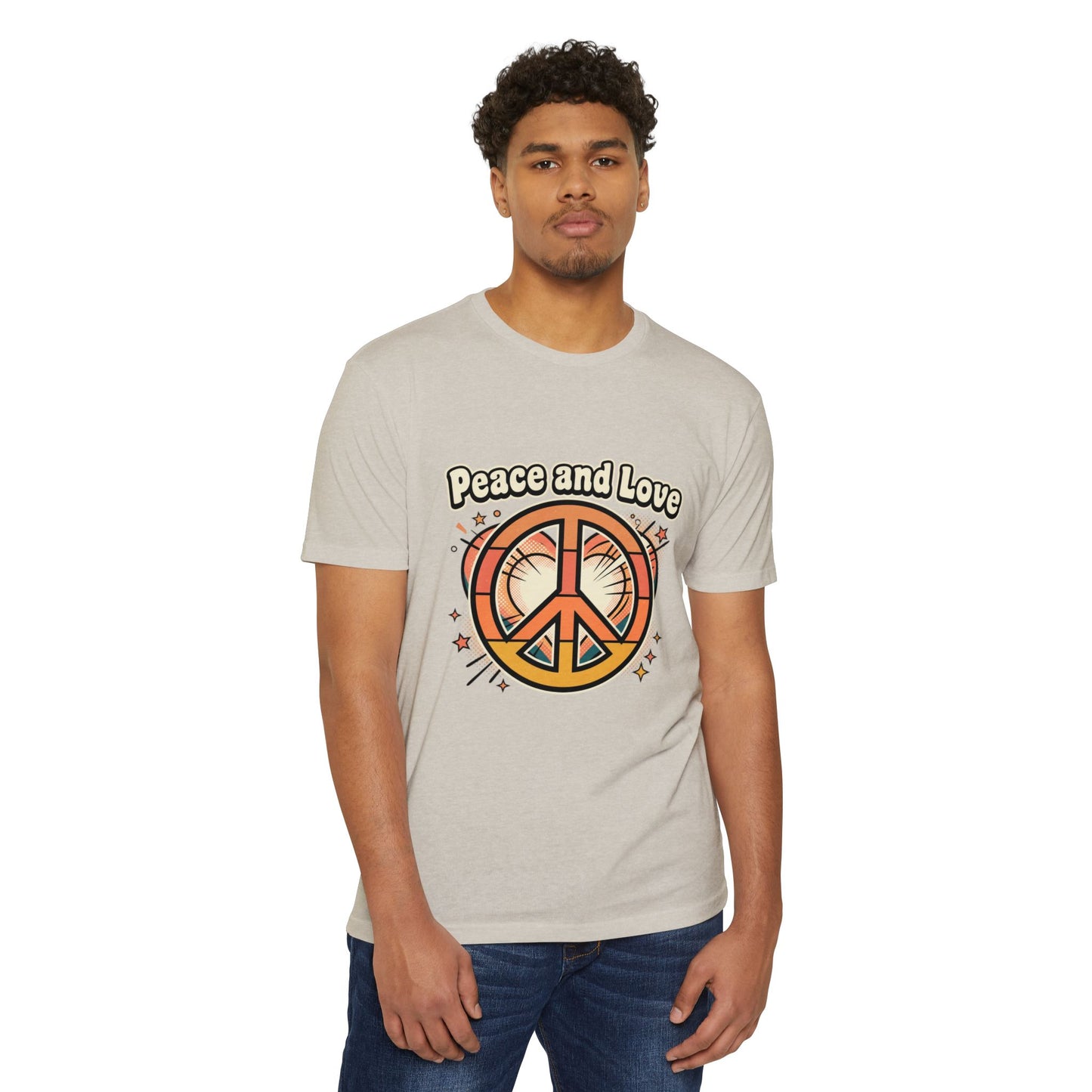 Peace and Love Vintage Peace Sign T-Shirt