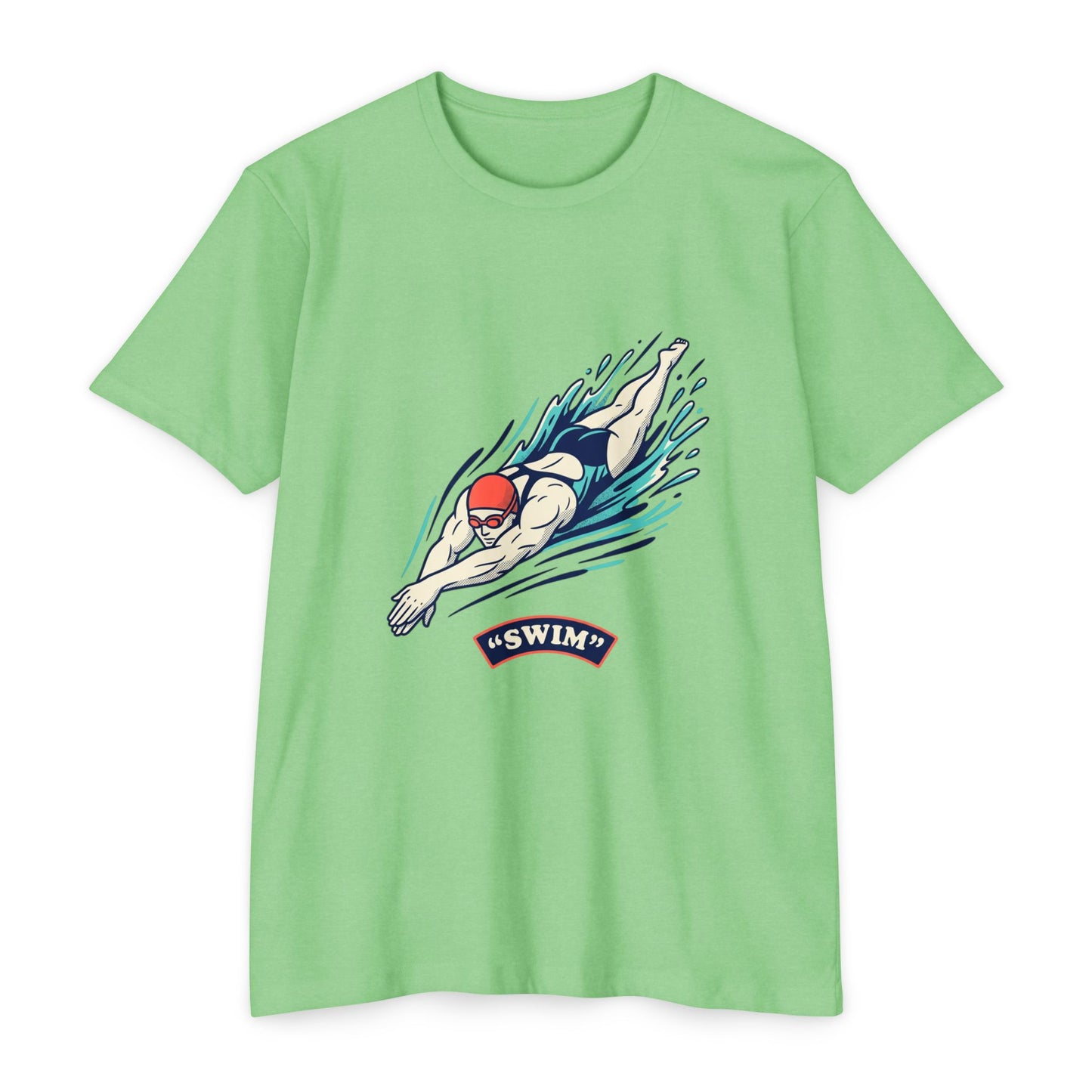 Swimmer Dive T-Shirt — "Swim" Graphic Athletic Tee