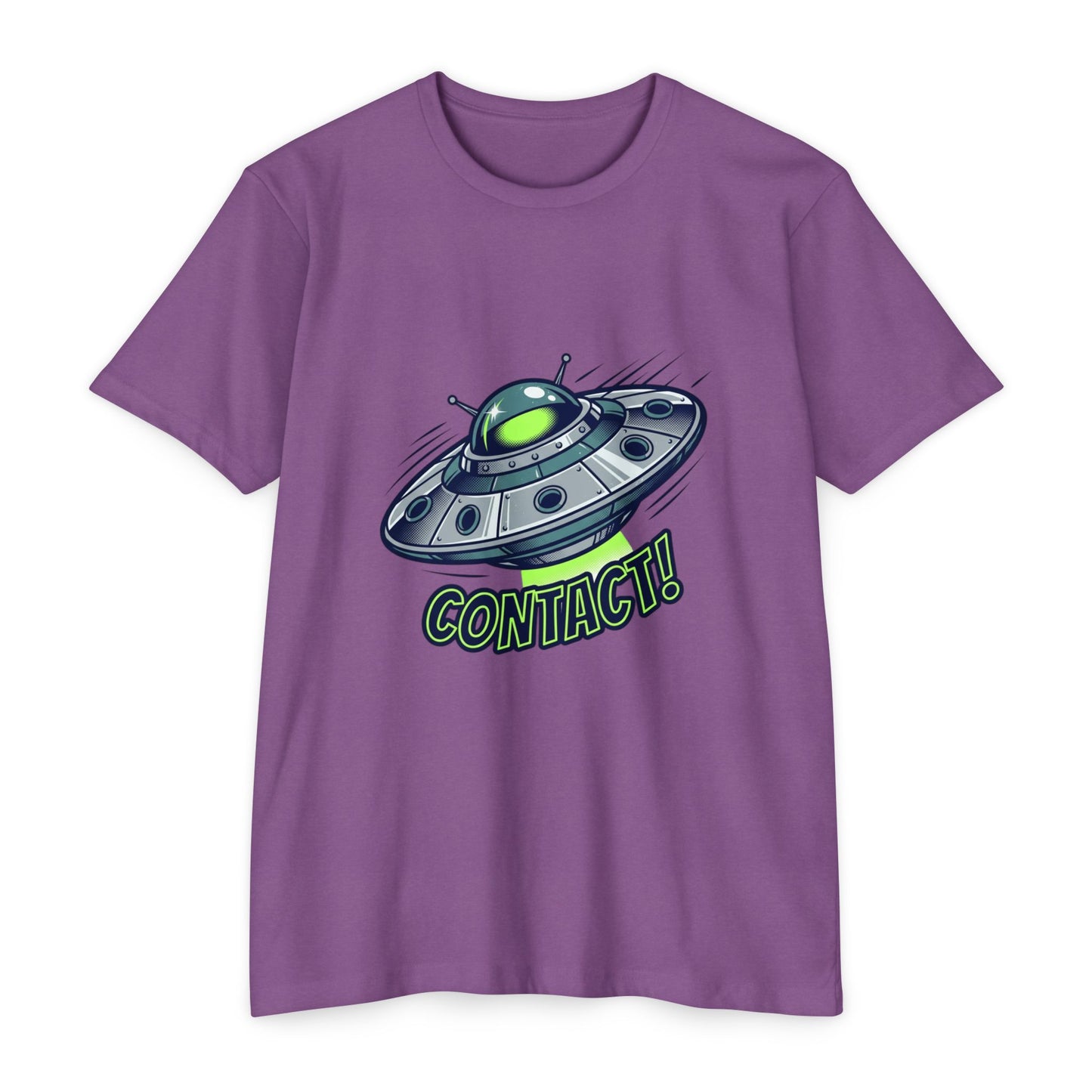 UFO Contact T-Shirt — Alien Spaceship Graphic Tee