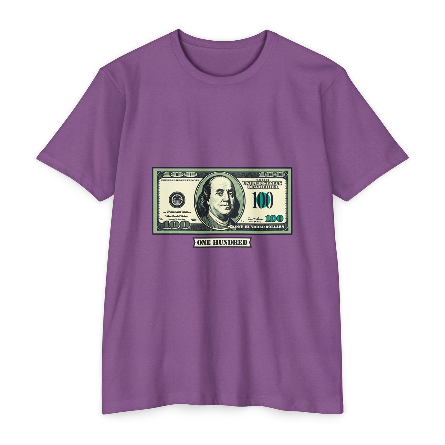 100 Dollar Bill Graphic T-Shirt — Money Print Tee