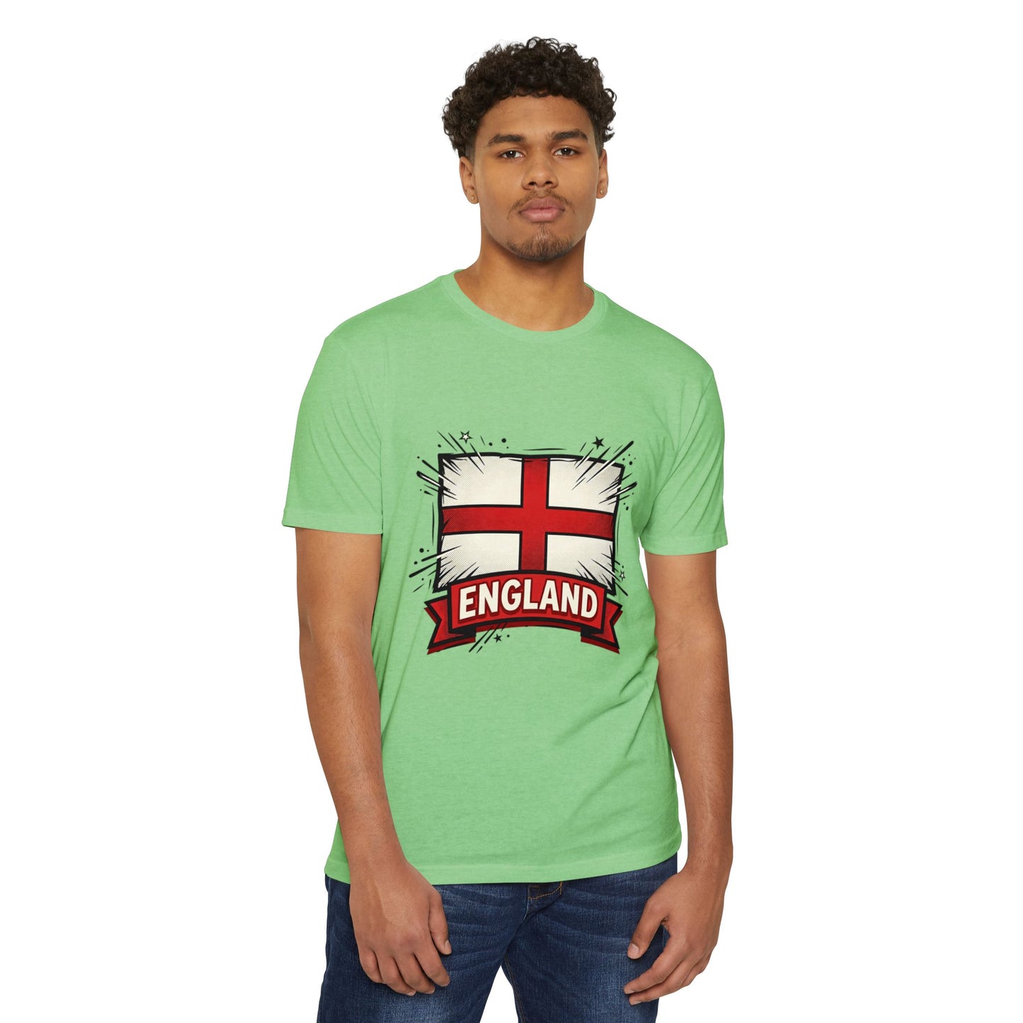England St. George Cross T-Shirt — Flag Graphic Tee for Fans & Supporters