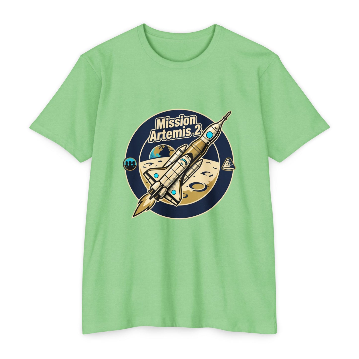 Mission Artemis II Retro Space T-Shirt — Artemis 2 Rocket Tee