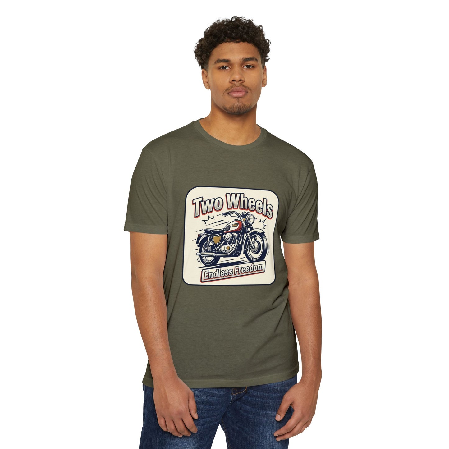 Vintage 'Endless Freedom' Motorcycle T-Shirt