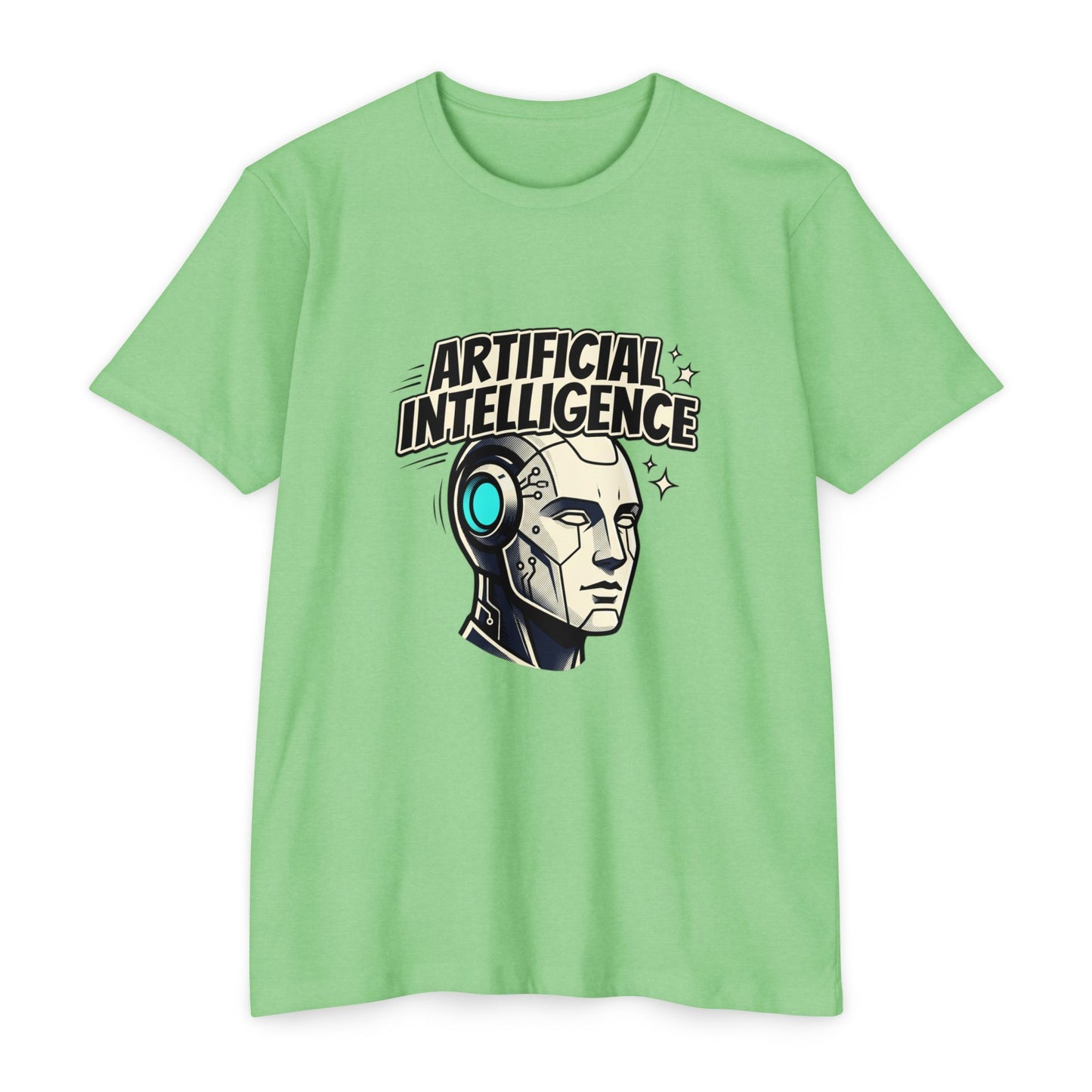 Artificial Intelligence Robot Tee — AI Head Graphic T-Shirt