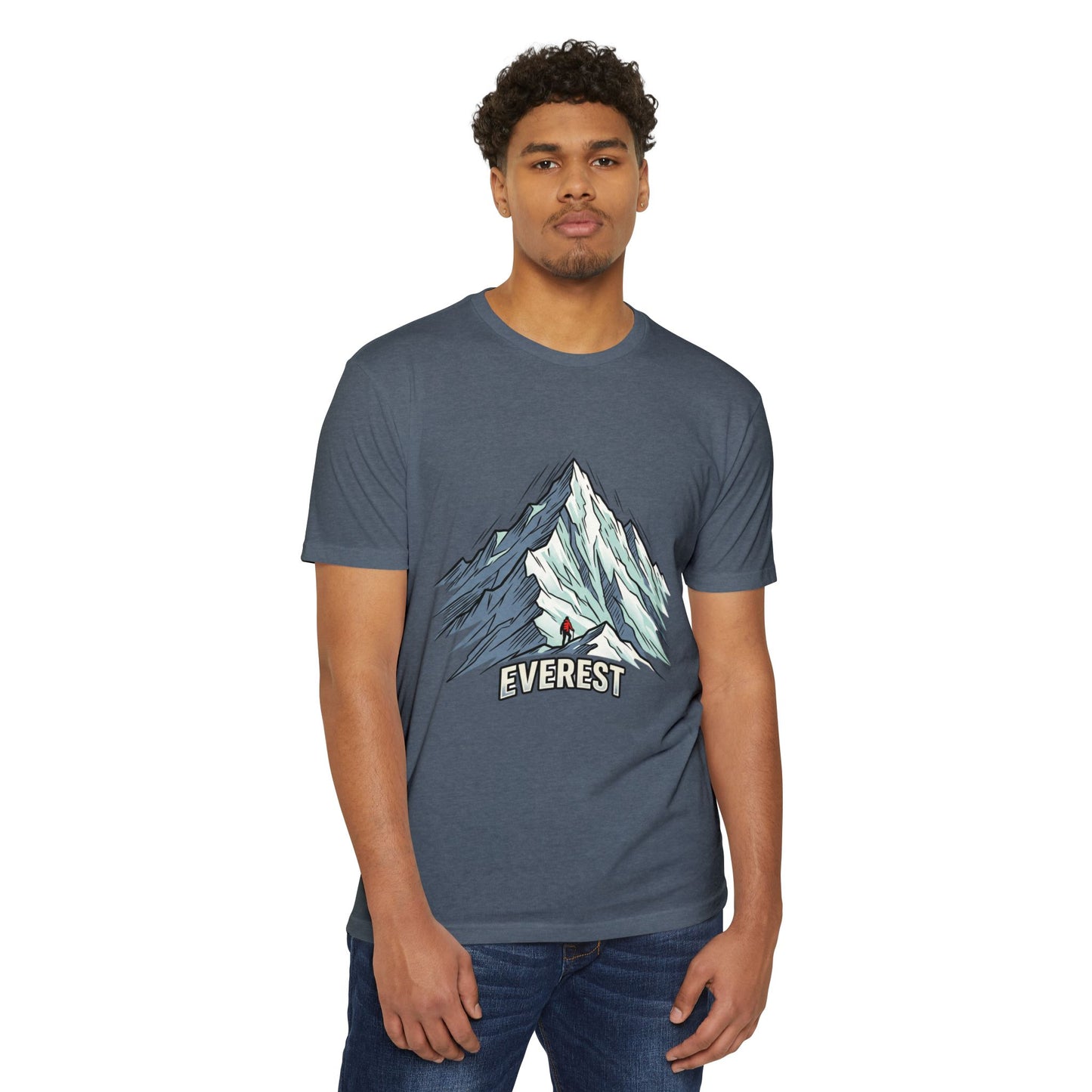 Everest Mountain Graphic T-Shirt — Adventure Climber Tee