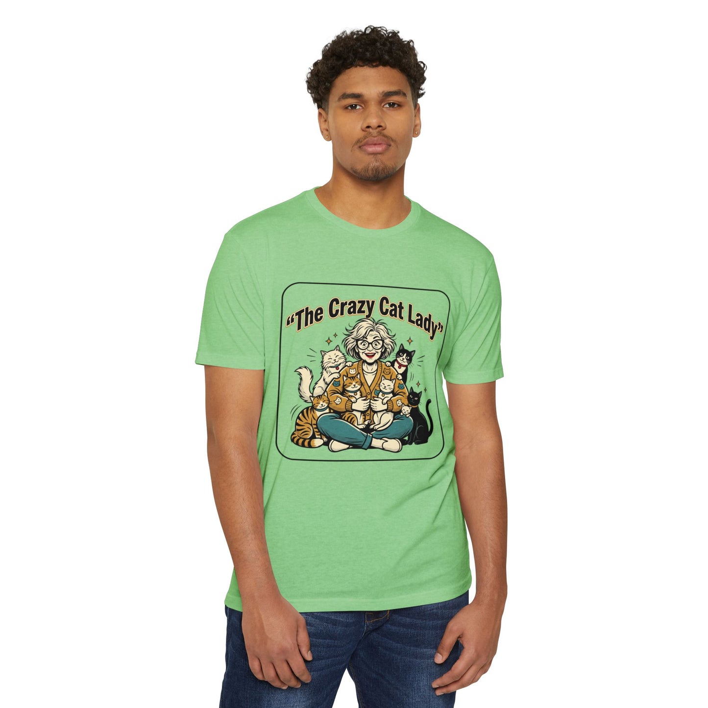 Crazy Cat Lady Retro Cat Mom T-Shirt