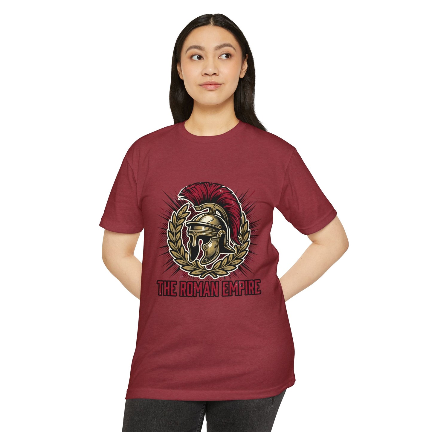 Roman Empire Helmet T-Shirt — Vintage Gladiator Graphic Tee