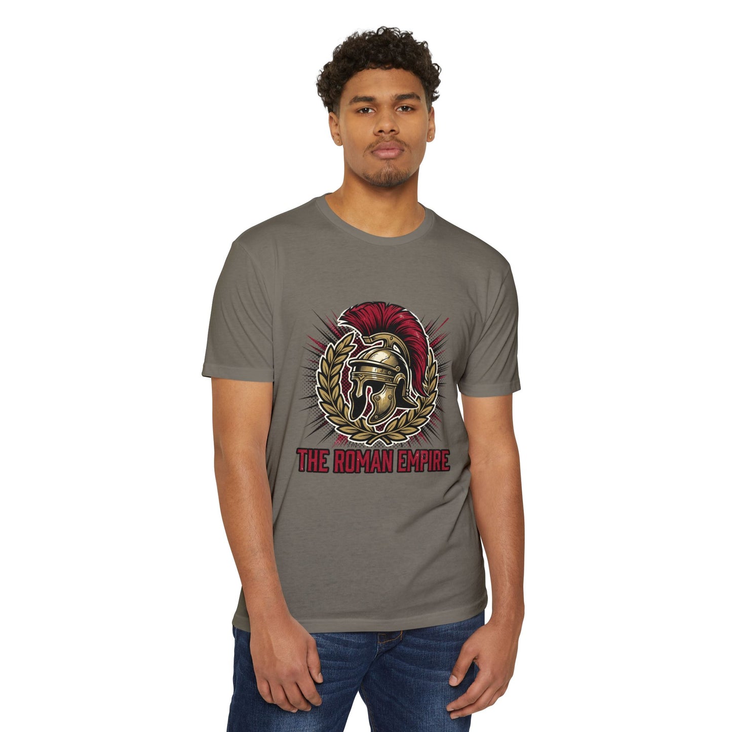 Roman Empire Helmet T-Shirt — Vintage Gladiator Graphic Tee