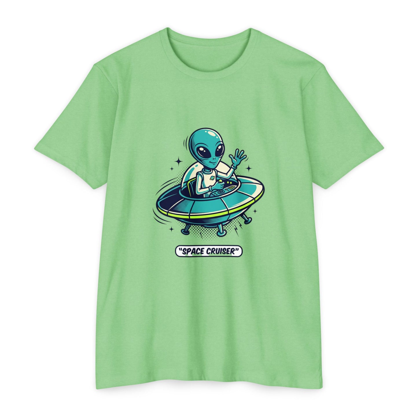 Space Cruiser Alien UFO T‑Shirt — Sci‑Fi Graphic Tee