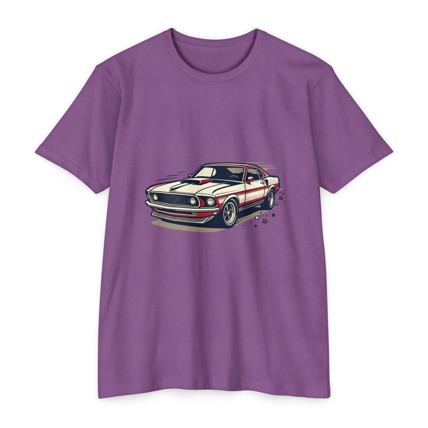 Classic Muscle Car T-Shirt — Retro Racing Illustration Tee
