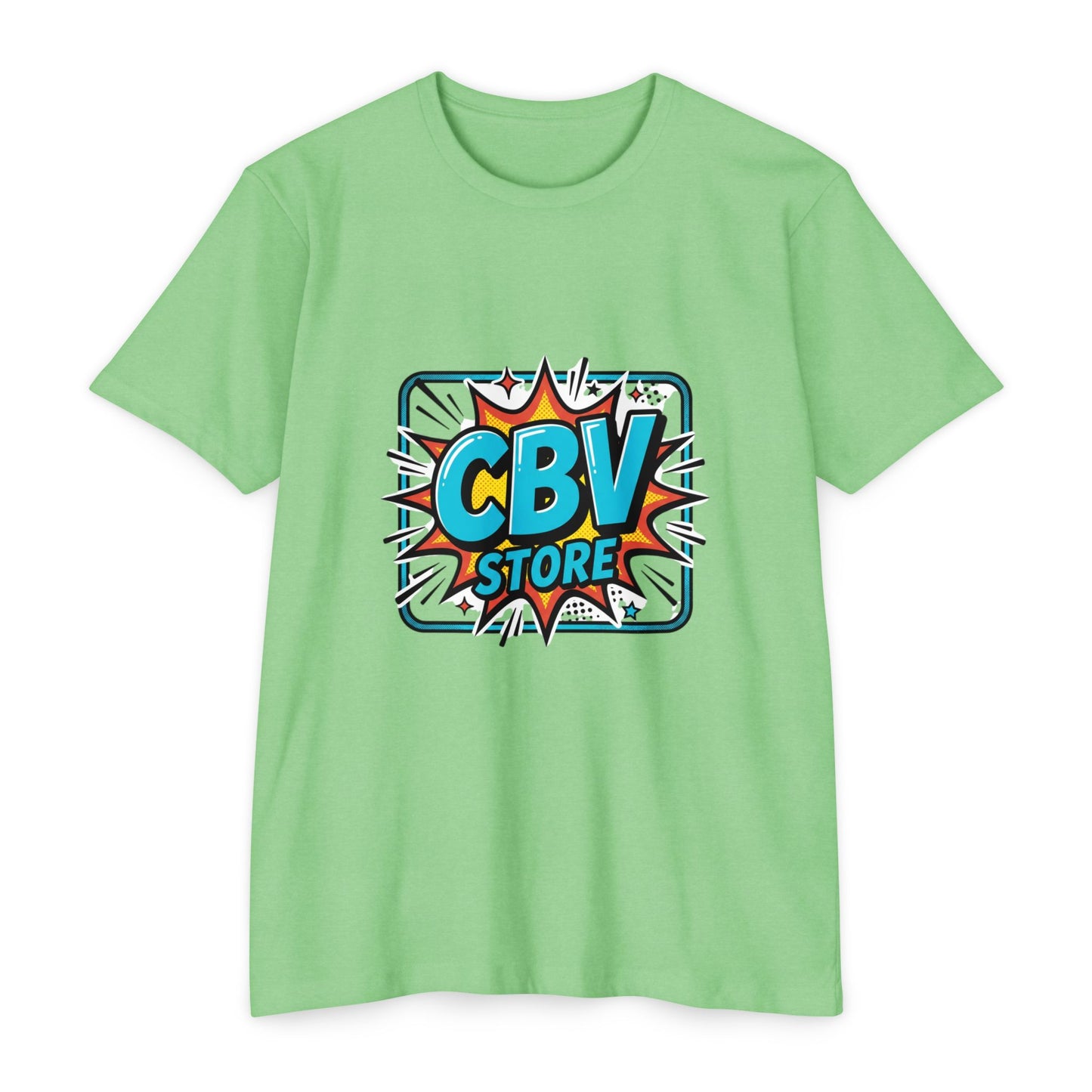 CBV Store Comic Logo T-Shirt — Retro Comic Graphic Tee