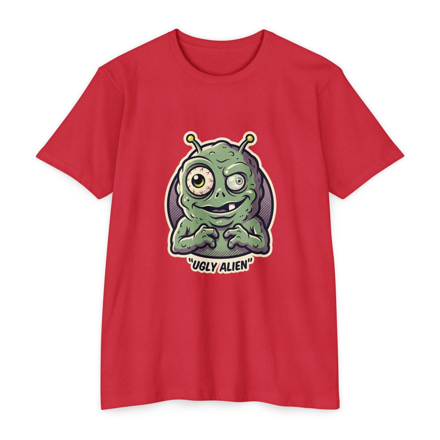 Funny Ugly Alien T-Shirt — Cartoon Graphic Tee
